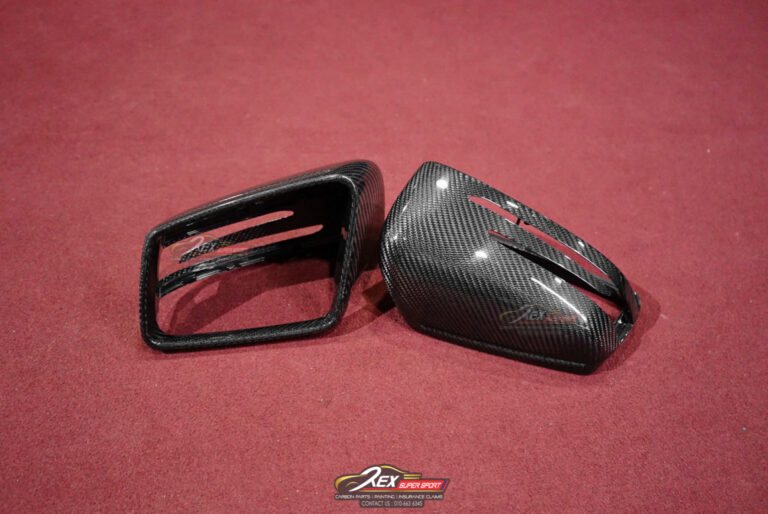 GLA X156 Side Mirror Cover Dry Carbon